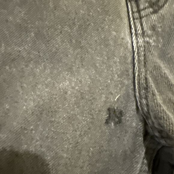 Forever 21-Women's Cropped Jeans-Size XS Elastic Waist 5-Pocket-Black - Picture 4 of 13